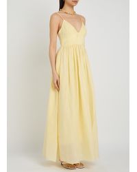 80s maxi dress 80s Crushed Organza Maxi Dress (M) – Holy Thrift