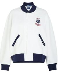 Polo Ralph Lauren - Embroidered Cotton-Blend Bomber Jacket - Lyst