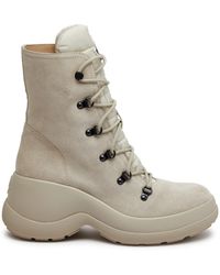 Moncler - Resile Trek Suede Ankle Boots - Lyst