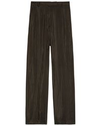 Dries Van Noten - Penn Pinstriped Wide-Leg Woven Trousers - Lyst