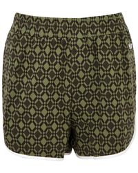 Wales Bonner - Power Patterned Stretch-Cotton Shorts - Lyst