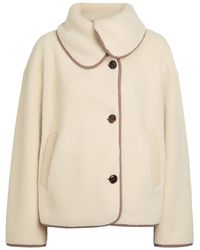 Varley - Romane Contrasting-Trim Sherpa Jacket - Lyst