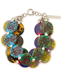 Dries Van Noten - Layered Painted Glass And Brass Bracelet - Lyst