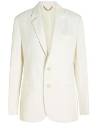 Victoria Beckham - Tailored Twill Blazer - Lyst