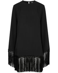 ‎Taller Marmo - Claudia Fringed Mini Dress - Lyst