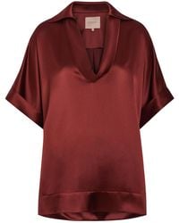ROKSANDA - Enira Satin Top - Lyst