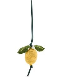JW Anderson - Lemon Crochet Cotton-Knit Charm - Lyst