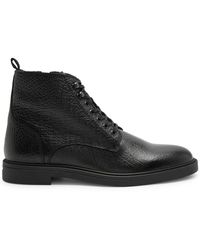 BOSS - Calev Leather Ankle Boots - Lyst