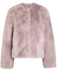 Stand Studio - Halle Faux Fur Jacket - Lyst
