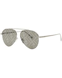 Fendi - Travel Aviator-style Sunglasses - Lyst