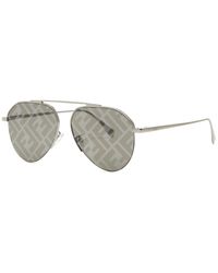 Fendi - Travel Aviator-style Sunglasses - Lyst