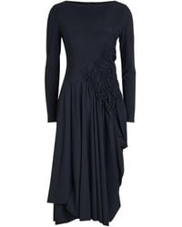 High - Canticle Gathered Stretch-Polyamide Midi Dress - Lyst