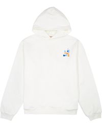 Marni - Logo-print Hooded Cotton Sweatshirt - Lyst