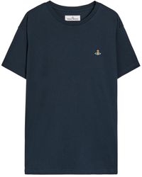 Vivienne Westwood - Classic Logo Stretch-Cotton T-Shirt - Lyst