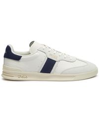 Polo Ralph Lauren - Heritage Aera Panelled Leather Sneakers - Lyst