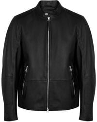 hugo boss nocan leather jacket