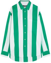 Jacquemus - La Chemise Camargue Striped Cotton-Poplin Shirt - Lyst