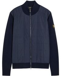 Belstaff - Kelbrook Padded Shell And Wool Cardigan - Lyst