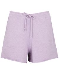 Ganni - Isoli Cotton Shorts - Lyst