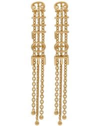 Chloé - Mini Belt Trio Drop Earrings - Lyst