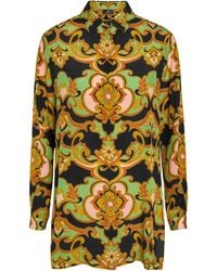 Etro - Patterned Silk Shirt - Lyst