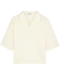 Moncler - Panelled Cotton Polo Shirt - Lyst