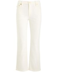 Tory Burch - Cropped Kick-Flare Jeans - Lyst