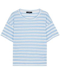 Weekend by Maxmara - Falla Striped Linen T-Shirt - Lyst