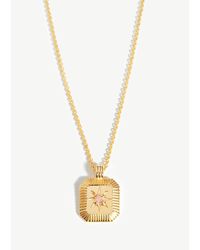Missoma - July Birthstone 18Kt-Plated Necklace - Lyst
