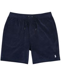 Polo Ralph Lauren - Logo-Embroidered Terry Shorts - Lyst