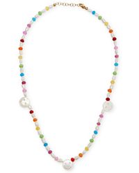 Roxanne First - Disco Pearl And Beaded Necklace - Lyst