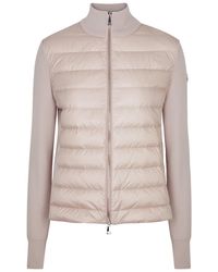 Moncler - Quilted Shell And Wool Jacket - Lyst