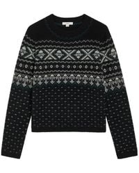 Vince - Boiled Fair Isle Cashmere Jumper - Lyst