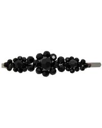 Simone Rocha Intricate Crystal-Embellished Black Hair Clip - NWT Simone Rocha Women main image 3