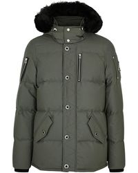 Moose Knuckles - 3q Quilted Canvas Jacket - Lyst