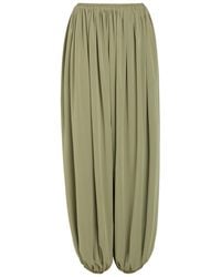 Ronny Kobo - Renier Gathered Tissue Jersey Balloon Trousers - Lyst