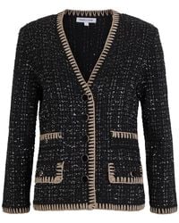 Veronica Beard - Cerani Sequin-Embellished Knit Jacket - Lyst
