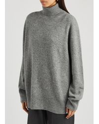 The Row - Ophelia Wool And Cashmere-blend Jumper - Lyst