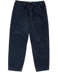 Universal Works - Tapered Cotton-blend Trousers - Lyst