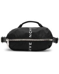 Givenchy - G-Zip Logo-Print Nylon Belt Bag - Lyst