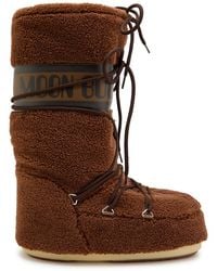 Moon Boot - Icon Fleece Mid-Calf Snow Boots - Lyst