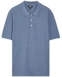 PAIGE - Kiko Cotton-Blend Polo Shirt - Lyst