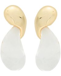 Alexis - Liquid Lucite 14Kt-Plated Drop Earrings - Lyst