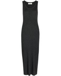 Lisa Yang - Lexie Cotton And Cashmere-Blend Midi Dress - Lyst