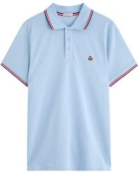 Moncler - Logo-Appliquéd Piqué Cotton Polo Shirt - Lyst