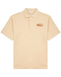 Maison Kitsuné - Logo Waffle-knit Cotton Polo Shirt - Lyst