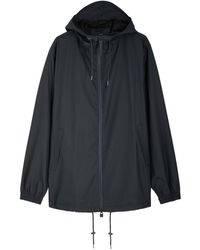 Rains - Hooded Rubberised Jacket - Lyst