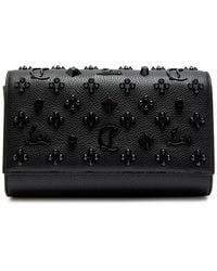 Christian Louboutin - Paloma Embellished Leather Clutch - Lyst