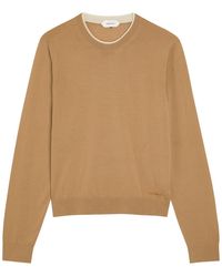 Versace - Layered-Neck Wool-Blend Jumper - Lyst