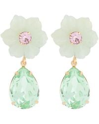 Jennifer Behr - Juna 18Kt-Plated Drop Earrings - Lyst